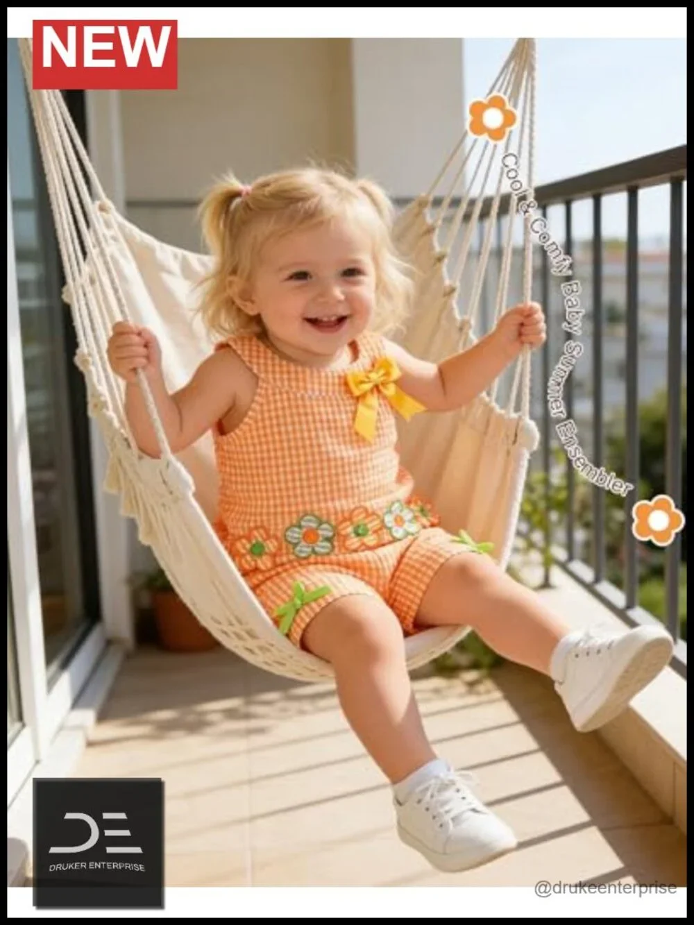 Toddler Girl Ruffle Sleeve Top and Shorts Outfit Set 6M-4T Soft Polyester Blend